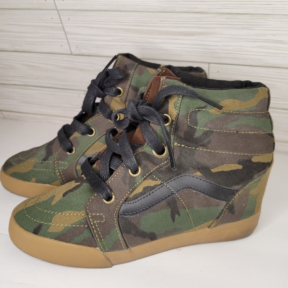 vans hidden wedge sneaker